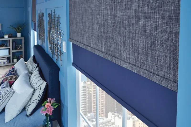 Custom roller shades installation in Southern California - Roller Shade – Texture Close-Up