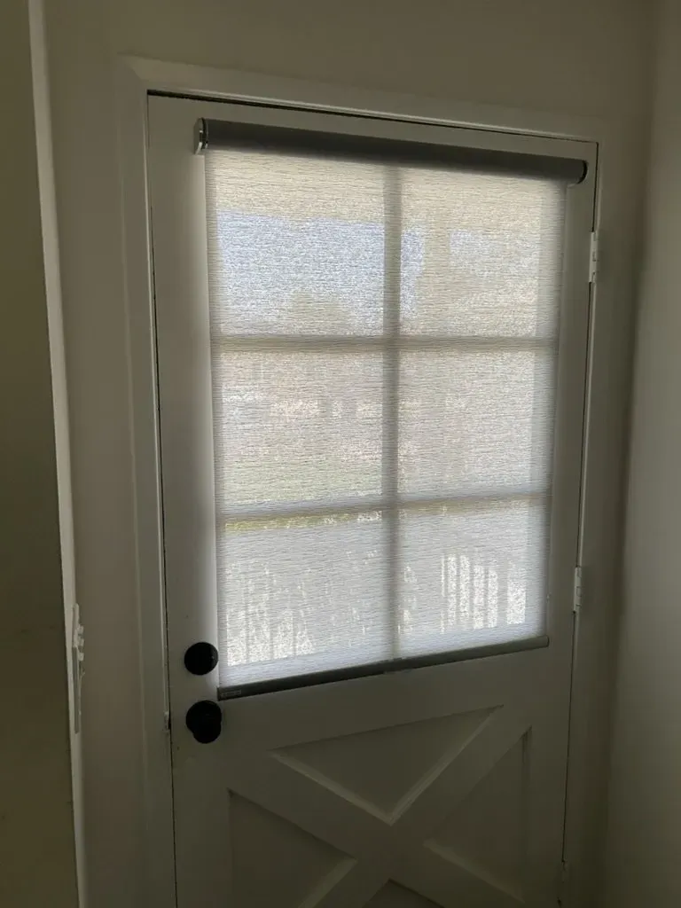 Door Window – Roller Shade